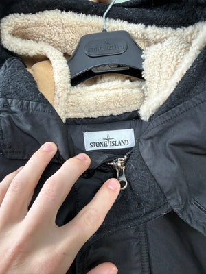 Stone Island Black David TC Down Parka Jacket