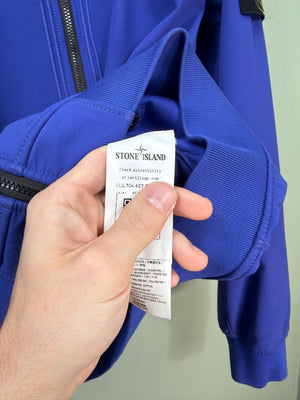 Stone Island Blue Soft Shell Jacket