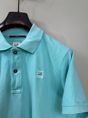 C.P. Company Aqua Blue Slim Fit Polo
