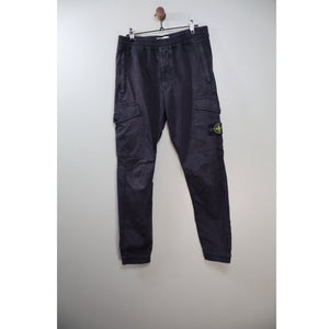 Stone Island Black RE-T Cargo Bottoms