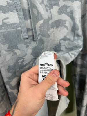 Stone Island Grey Camo Hoodie