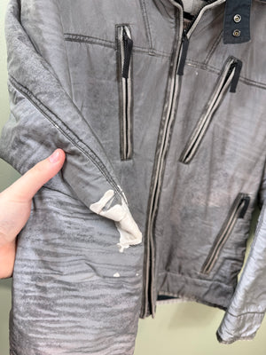 Stone Island Grey Liquid Reflective Jacket