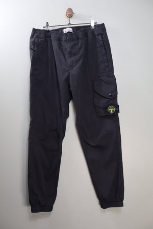 Stone Island Black RE-T Cargo Bottoms