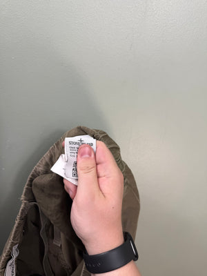 Stone Island Khaki RE-T Cargo Bottoms