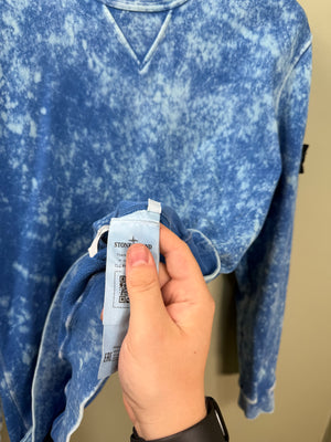 Stone Island Blue Ovo Dye Jumper