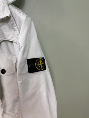 Stone Island White David TC Jacket