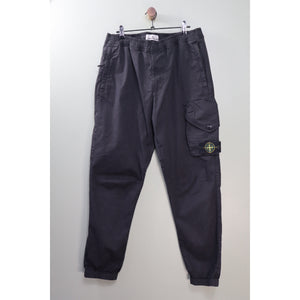 Stone Island Black RE-T Cargo Bottoms