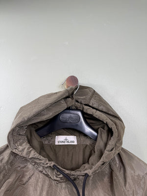 Stone Island Khaki Nylon Metal Smock
