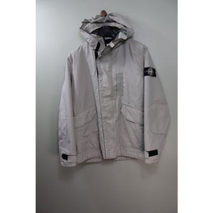 Stone Island Grey Reflective Weave Ripstop Jacket