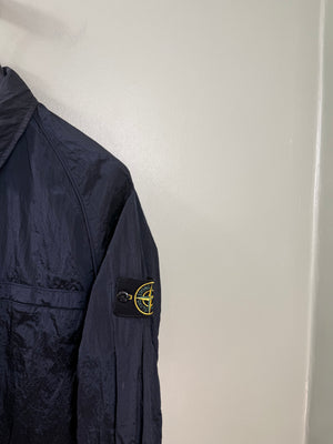 Stone Island Navy Nylon Metal Overshirt