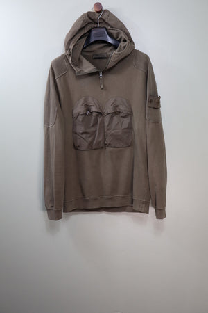 Stone Island Khaki Ghost Hoodie