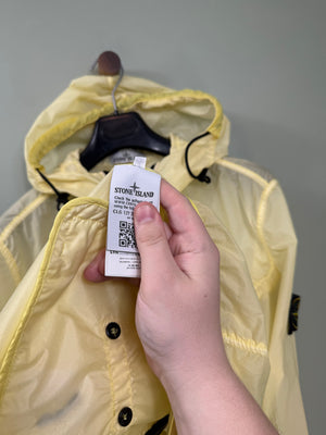 Stone Island Yellow Lamy Velour Jacket