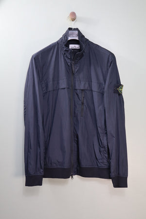 Stone Island Navy Crinkle Reps Jacket