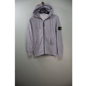 Stone Island Grey Zipped Hoodie