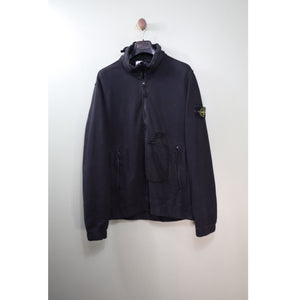 Stone Island Black 1/4 Zip Jumper