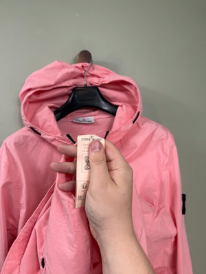 Stone Island Pink Supima Cotton Twill Jacket