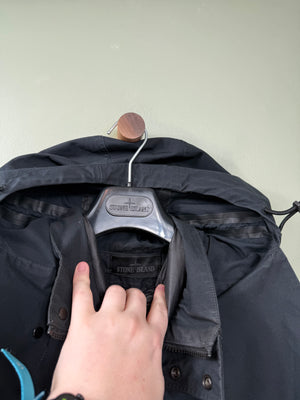 Stone Island Black Ghost 0-Ventille Dutch Rope Down Jacket