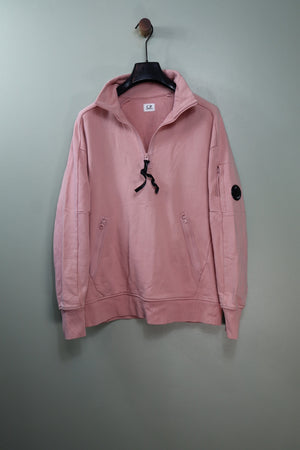 C.P. Company Pink 1/4 Zip Jumper