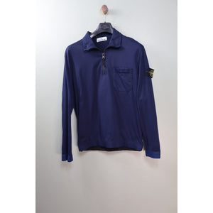Stone Island Navy 1/4 Zip Jumper