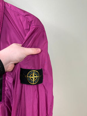 Stone Island Purple Crinkle Overshirt