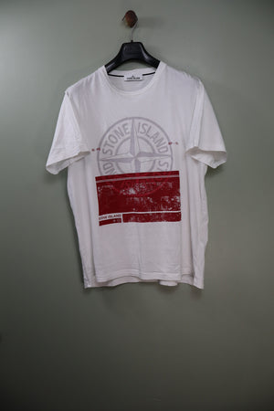 Stone Island White T-Shirt