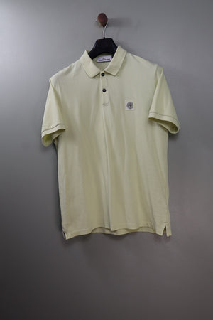 Stone Island Yellow Regular Fit Polo