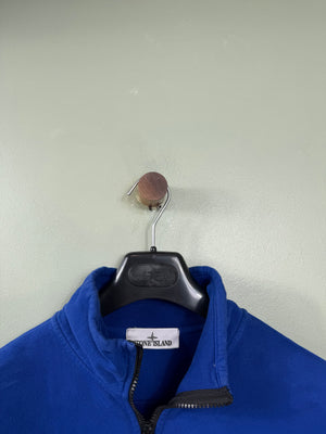 Stone Island Blue 1/4 Zip Jumper