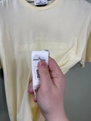 Stone Island Pastel Yellow T-Shirt