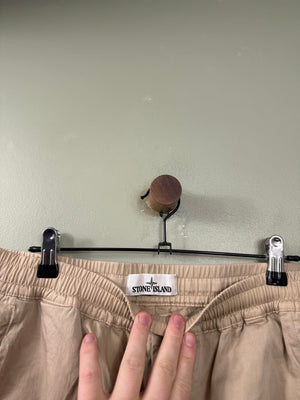 Stone Island Beige RE-T Cargo Bottoms