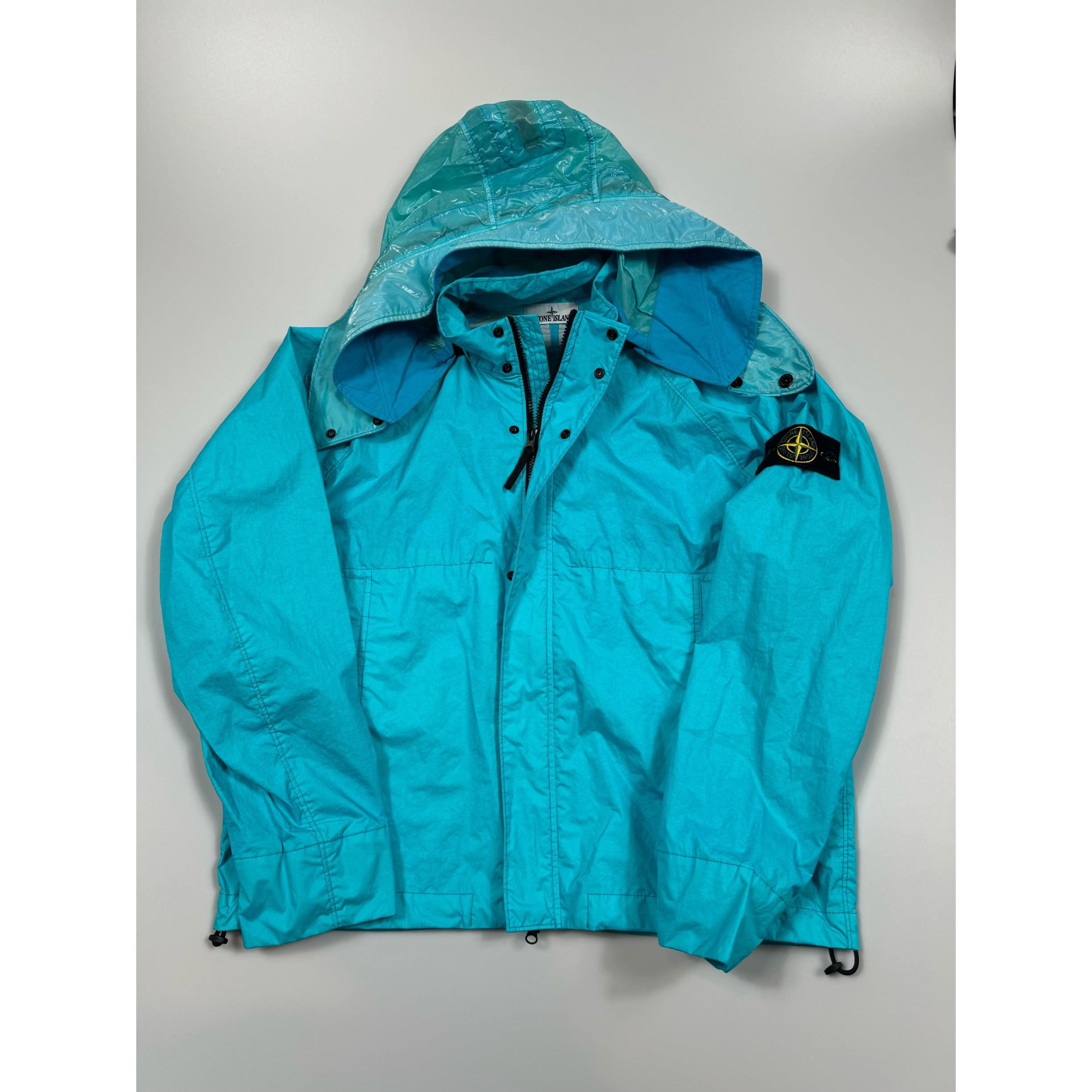 Stone island windbreaker blue on sale