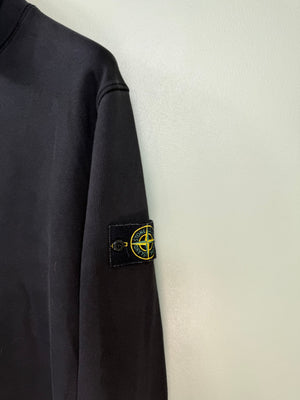 Stone Island Black 1/4 Zip Jumper