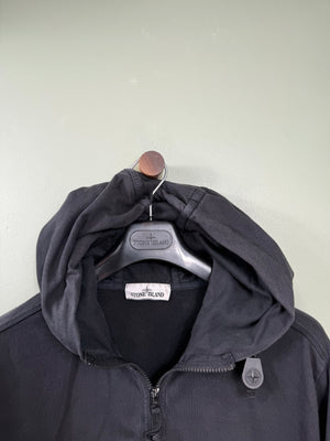 Stone Island Black Zipped Hoodie