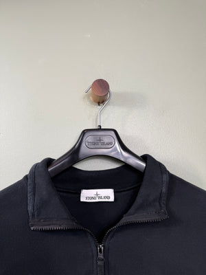 Stone Island Black 1/4 Zip Jumper