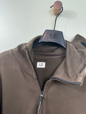 C.P. Company Khaki Goggle Hoodie