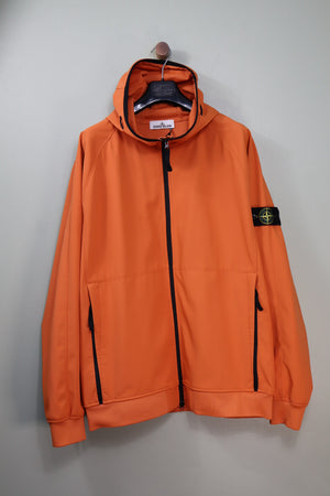 Stone Island Orange Soft Shell Jacket