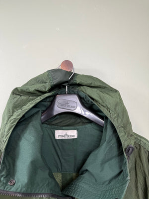 Stone Island Green Nylon Metal Jacket