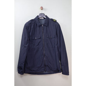Stone Island Navy Dual Lined Overshirt