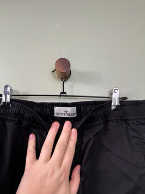 Stone Island Black RE-T Cargo Bottoms