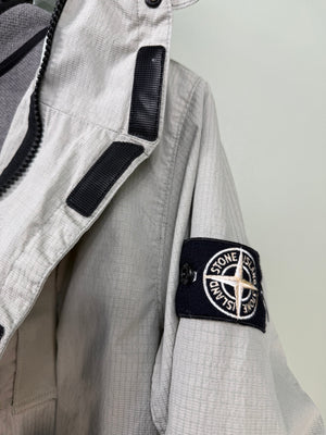Stone Island Light Grey Reflective Weave Jacket
