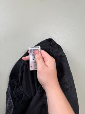Stone Island Black RE-T Cargo Bottoms