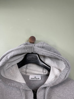 Stone Island Grey Zipped Hoodie