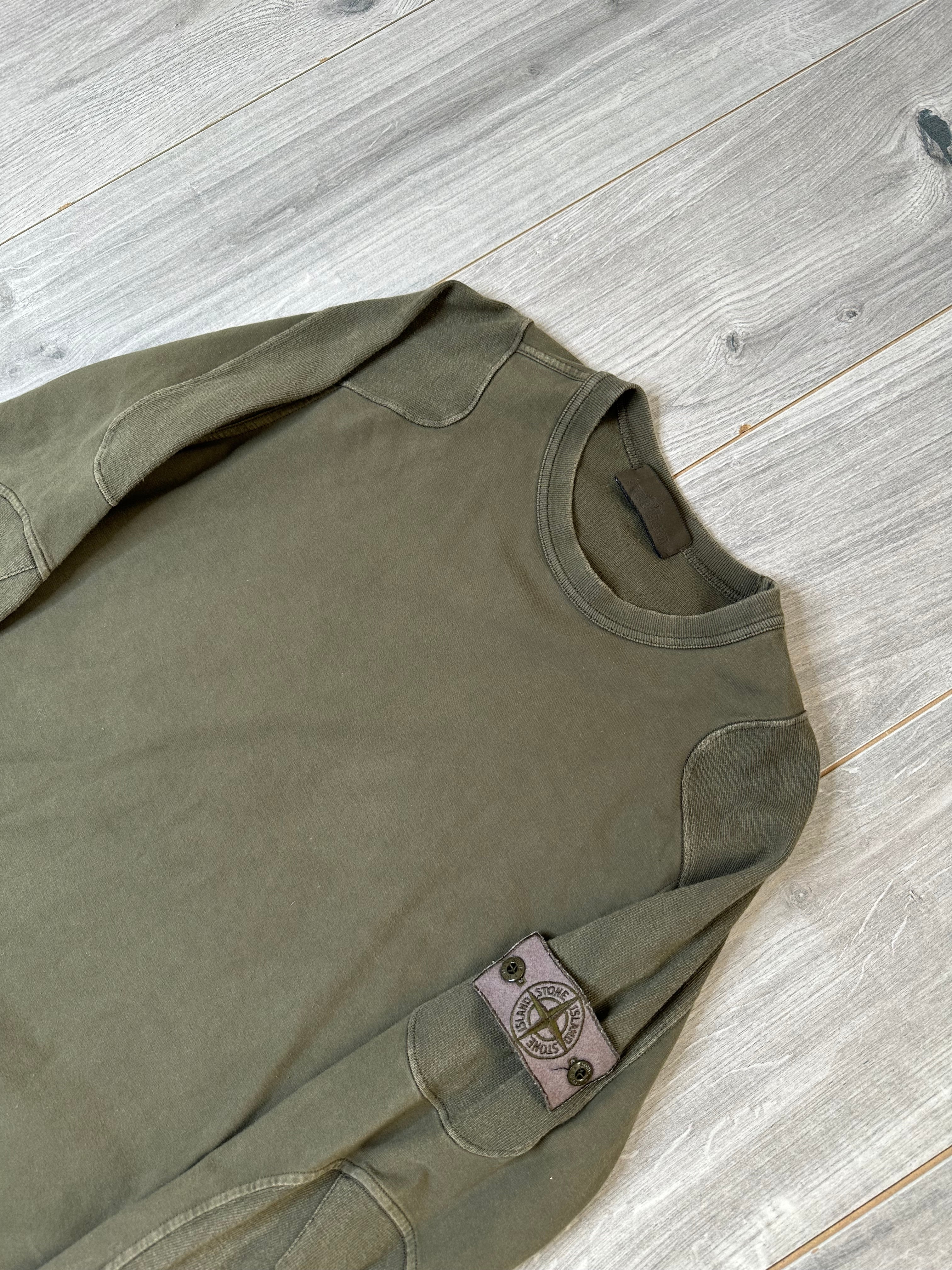 Khaki stone sale island jumper