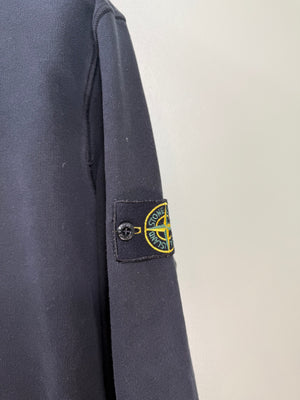 Stone Island Black 1/4 Zip Jumper