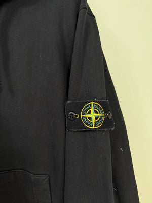 Stone Island Black Zipped Hoodie