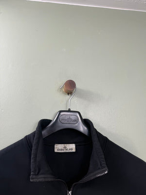 Stone Island Black 1/4 Zip Jumper