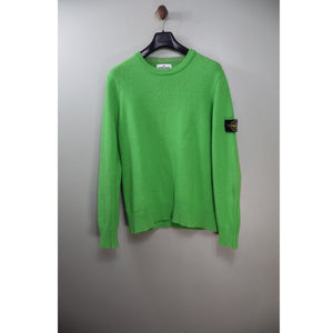Stone Island Green Knit Jumper