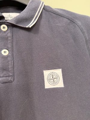 Stone Island Navy Polo Shirt