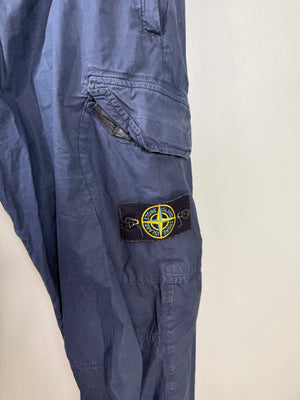 Stone Island Navy RE-T Cargo Bottoms