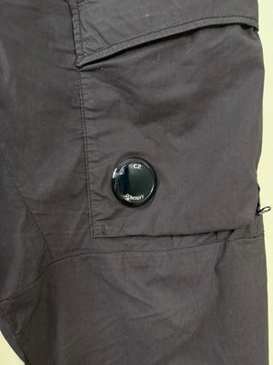 C.P. Company Black Cargo Bottoms