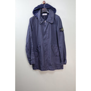 Stone Island Navy Lino Watro Parka Jacket